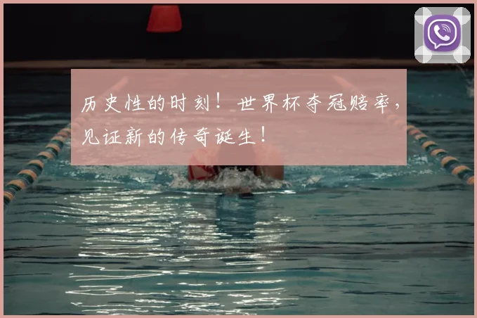 历史性的时刻!世界杯夺冠赔率,见证新的传奇诞生!