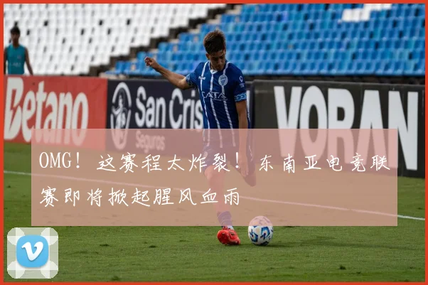 OMG！这赛程太炸裂！东南亚电竞联赛即将掀起腥风血雨